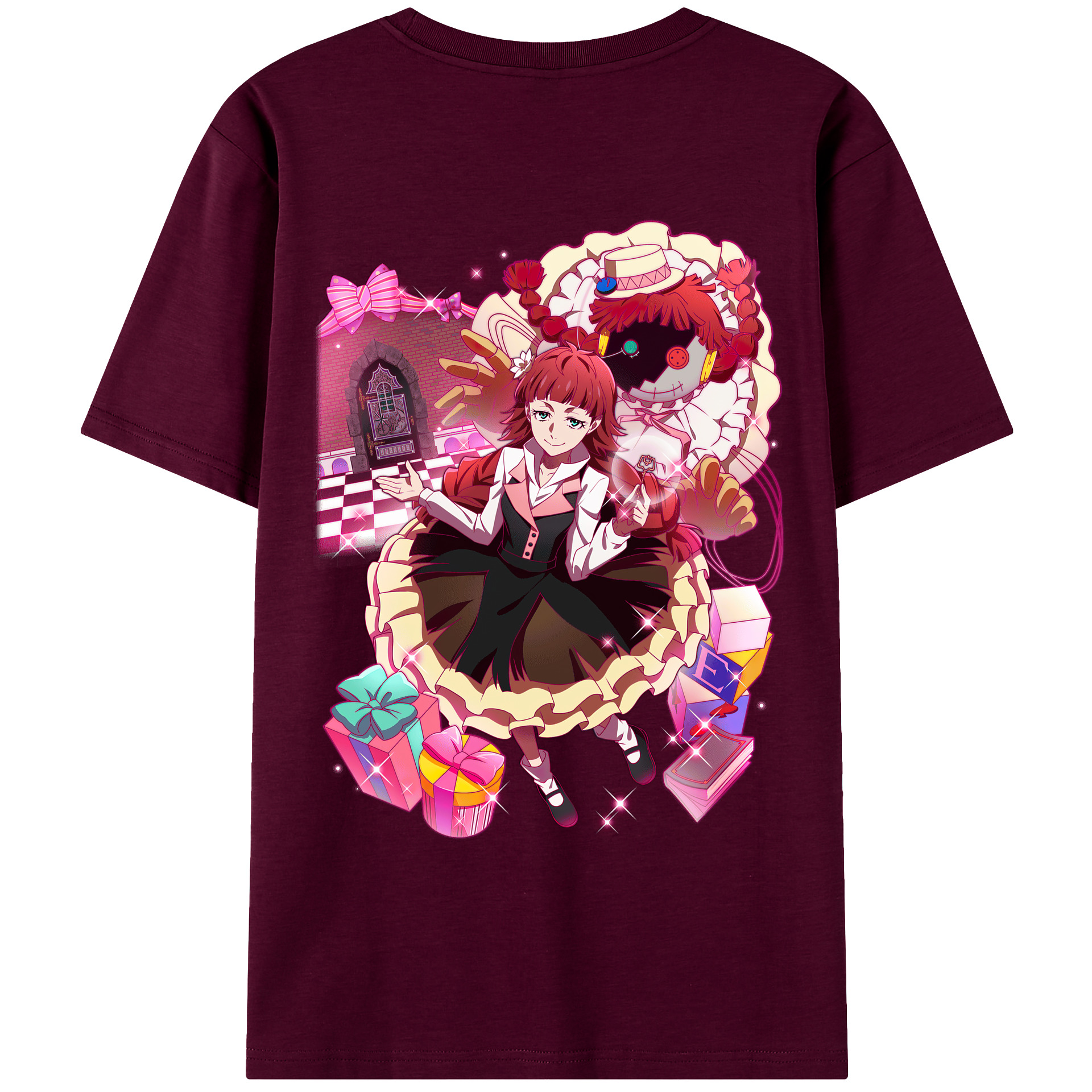 （画像用） 文豪ストレイドッグス Bungo Stray Dogs レディース半袖Tシャツ(バックプリント)